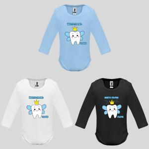 Бебешко боди с надпис - Моето първо зъбче за момче Бебешко боди с надпис - Моето първо зъбче за момче