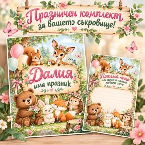 Party Gift с Bggift - Плакат и картички за пожелания Party Gift с Bggift - Плакат и картички за пожелания
