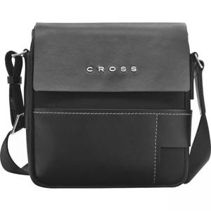 Кожена мъжка чанта Cross Seville Slim Crossbody Bag, черна