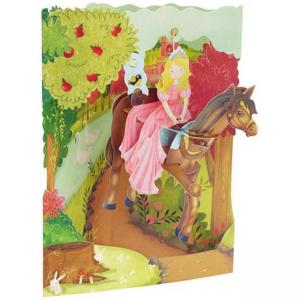 Картичка Princess On A Horse, Swing Card