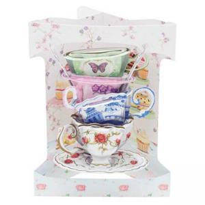 Картичка Stack Of Teacups, Swing Card