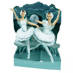 Картичка Swan Lake, Swing Card