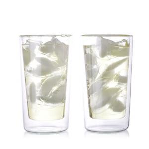 FAUBOURG Сет от 2 бр. двустенни стъклени чаши - 350 мл