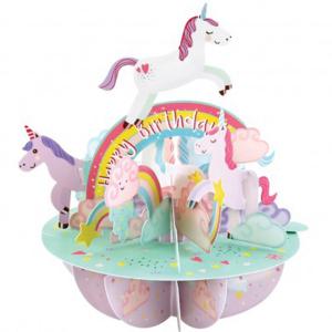 Картичка Birthday Unicorn, Pirouettes