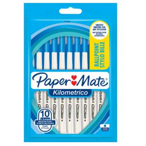 Химикалка Papermate Kilometrico, опаковка10, асорти