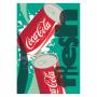 Тетрадка А4 мат/3D UV Coca Cola, 40 л.ред 80 г/м2