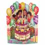 Картичка Birthday Cake, Swing Cards